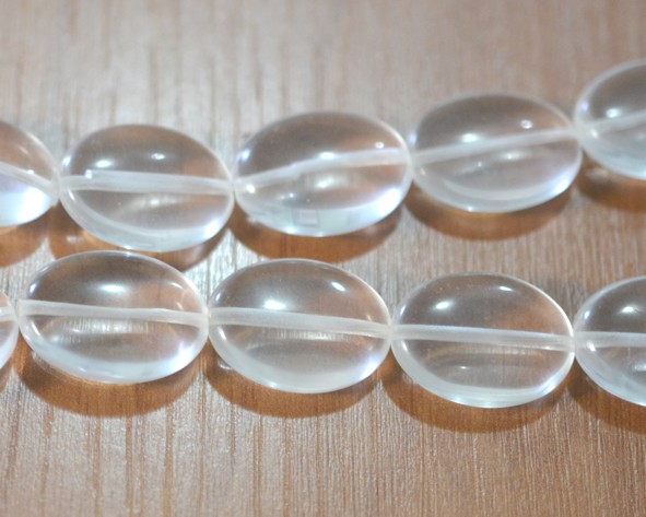 Cristal pastilha oval 20x15 mm (5 peças) PO-22